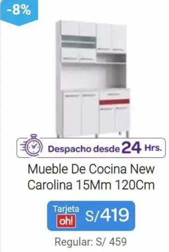 Promart Mueble De Cocina New Carolina 15mm 120cm oferta