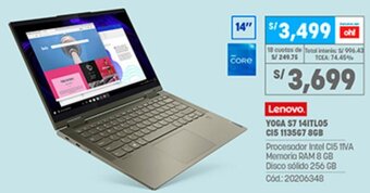 Plaza Vea Lenovo Laptop 14" oferta