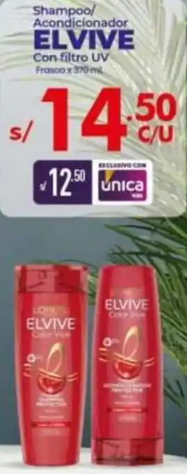 Vega Shampoo/Acondicionador Elvive 370ml oferta