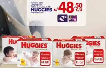 Vega Huggies Natural Care Singlepack Tallas G,M,XG,XXG oferta