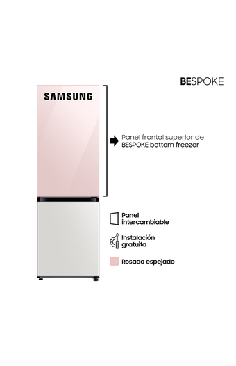 Tiendas EFE Panel frontal superior para refrigeradora bespoke bottom freezer (bmf) rosado oferta