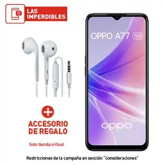 Claro A77 128gb azul + earphoness + renovación + prepago + p oferta