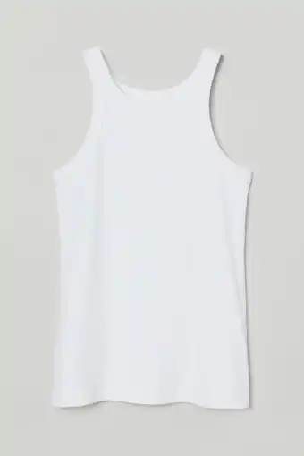 H&M Polo acanalado sin mangas oferta