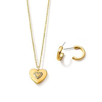 Ésika Estuche collar + aretes relove glam oferta