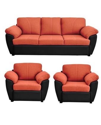 Tiendas EFE Juego de sala 3-1-1 santander - naranja oferta