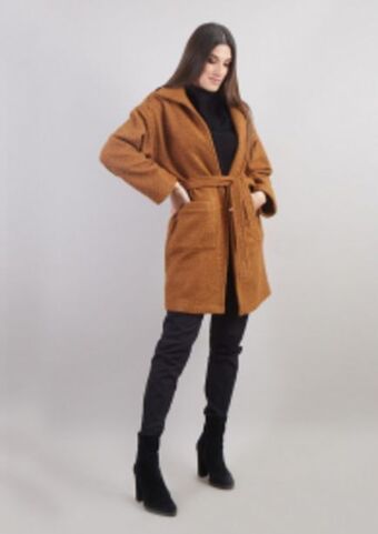 Michelle Belau Abrigo manga larga oferta