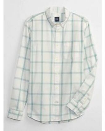 GAP Camisa manga larga slim poplin hombre oferta