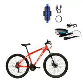 Tai Loy Bicicleta aluminio 29 rg freno disco hidraulico + kit luz delantera ce y trasera az oferta