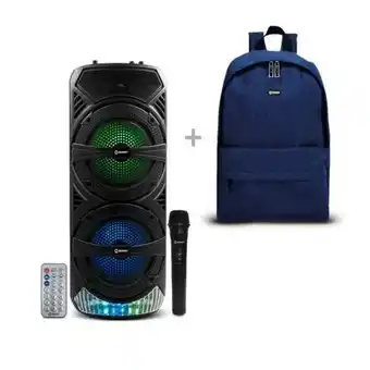 Hiraoka Parlante portátil c/ bluetooth miray pmbt-61n + mochila miray mml-enl99915-a oferta