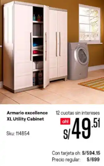 Promart Armario Excellence XL Utility Cabinet oferta