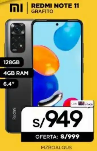La Curacao Mi Redmi Note 11 Grafito oferta