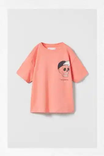 ZARA Camiseta estampado oferta