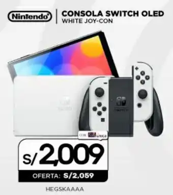 La Curacao Nintendo Consola Switch Oled oferta