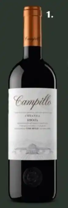 Wong Vino Campillo Crianza Tempranillo 750ml oferta