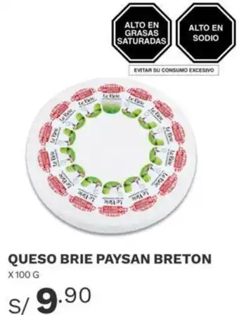 Wong Queso Brie Paysan Breton 100g oferta