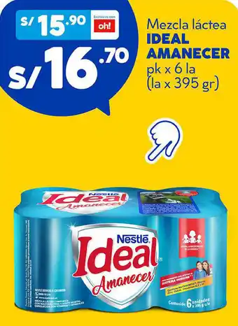 Plaza Vea Mezcla Láctea Ideal Amanecer 6La oferta