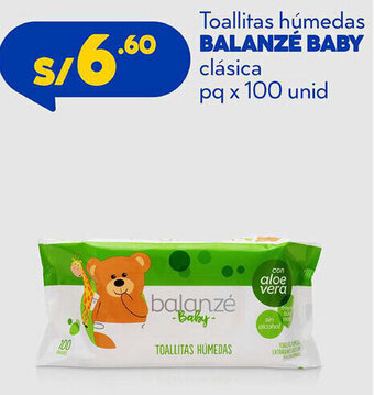 Plaza Vea Toallitas Húmedas Balanzé Baby 100 Uind oferta