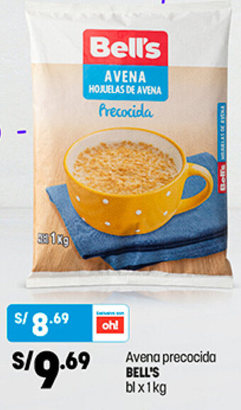 Plaza Vea Avena Precocida Bell's 1kg oferta