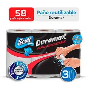 Mifarma Paños reutilizables scott duramax - bolsa 3 un oferta