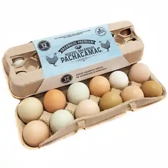 Vivanda Huevos orgánicos pachacamac caja 12un oferta