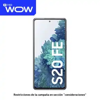 Claro Galaxy s20 fe 5g azul. + portabilidad + postpago + plan max ilimitado 69.9 p oferta