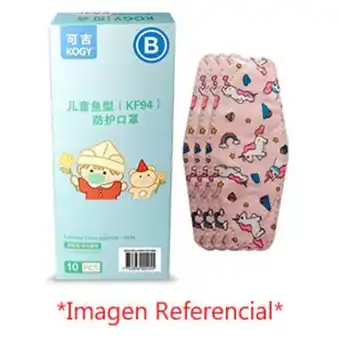 Mifarma Mascarilla kf94 perfar fish kogy niña - caja 10 un oferta