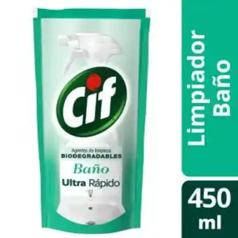 Mifarma Limpiador de baños cif repuesto biodegradable - sachet 450 ml oferta