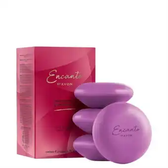 Avon Encanto jabón cremoso irresistible 4 und 80 g oferta