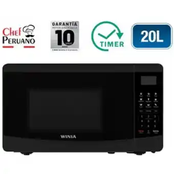 Linio H. microondas wmn-20wcb winia -negro oferta
