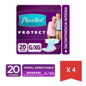 Freshmart Pack 4x3 pañal plenitud protect g/gx - pack 20 und - unidad oferta