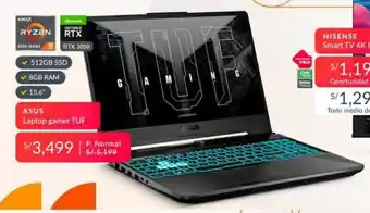 Falabella Asus Laptop Gamer TUF oferta