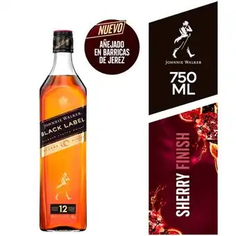Tottus Whisky johnnie walker black label sherry finish 750 ml oferta