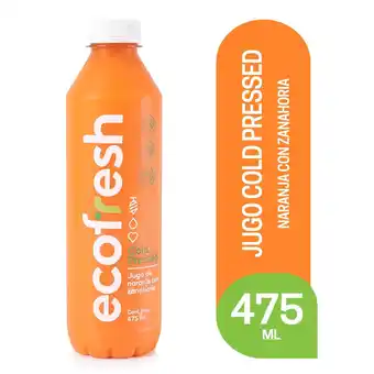 Tottus Jugo cold pressed naranja y zanahoria 475 ml oferta