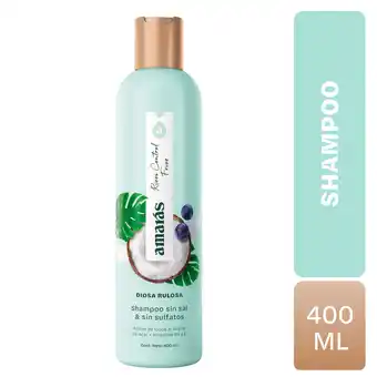 Tottus Shampoo amaras diosa rulosa coco acai 400 ml oferta