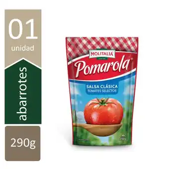 Tottus Salsa de tomate pomarola clásica 290 g oferta