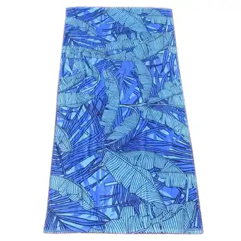 Tottus Toalla playa estampada palm 70x140cm oferta