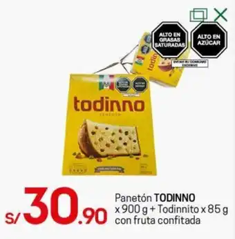 Panetón Todinno x 900g + Todinnito x 85g con Fruta Confitada