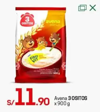 Tottus Avena 3 Ositos x 900g oferta