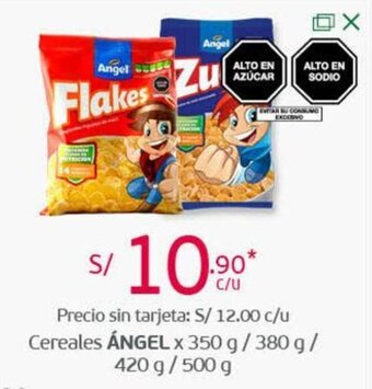 Tottus Cereales Ángel x 350g / 380g / 420g / 500g oferta