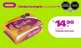 Tambo Turrón San Jose oferta