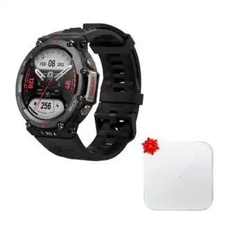 Hiraoka Reloj smart amazfit t-rex 2 negro brasa + balanza inteligente xiaomi mi smart scale 2 blanco oferta