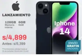 Oechsle Lanzamiento iPhone 14 oferta