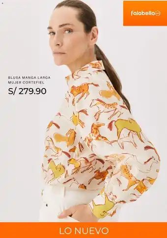 Falabella Blusa Manga Larga Mujer Cortefiel oferta