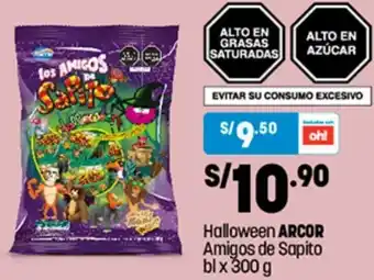 Plaza Vea Halloween Arcor Amigos de Sapito 300g oferta