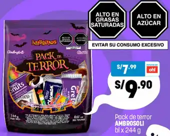 Plaza Vea Rack de Terror Ambrosoli 244g oferta