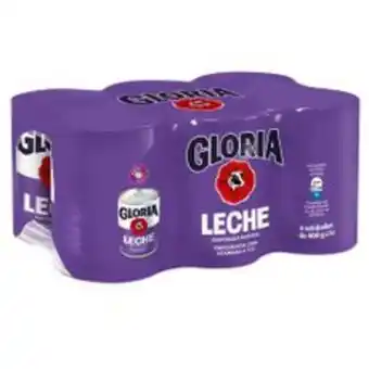 Metro Sixpack leche evaporada entera gloria lata 400g oferta