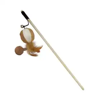 Comercial Li Juguete plumilla pelota con plumas gato 40cm oferta