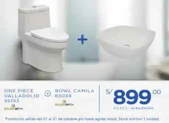 Cassinelli One Piece Valladolid + Bowl Camila oferta