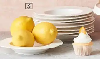 Plaza Vea Plato Hondo de Porcelana Blanca oferta