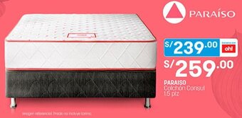 Plaza Vea Paraíso Colchón Consul 1,5plz oferta